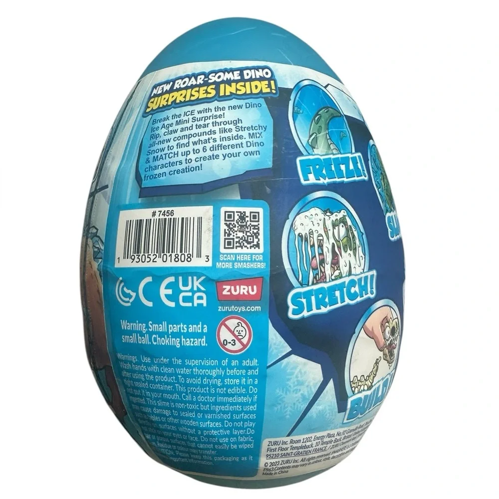 NEW Zuru Smashers Dino Egg Ice Age Mini Surprise Dinosaur Mystery Toy - Picture 3 of 3